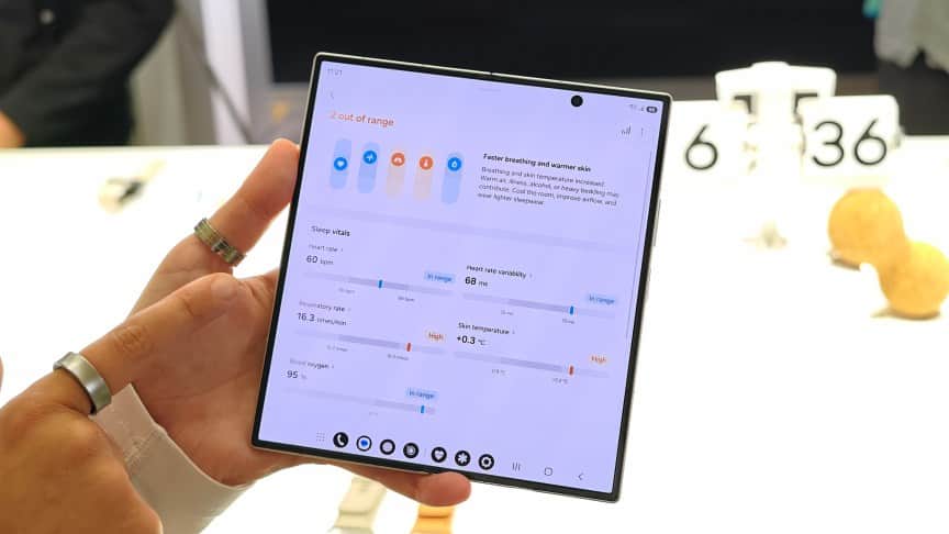 Galaxy Z Fold 8 Ultra while open