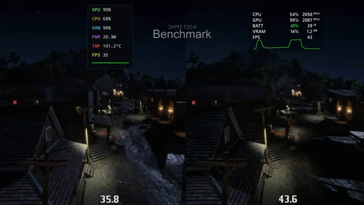 Test scene in GTA 5 on RedMagic Astra 2