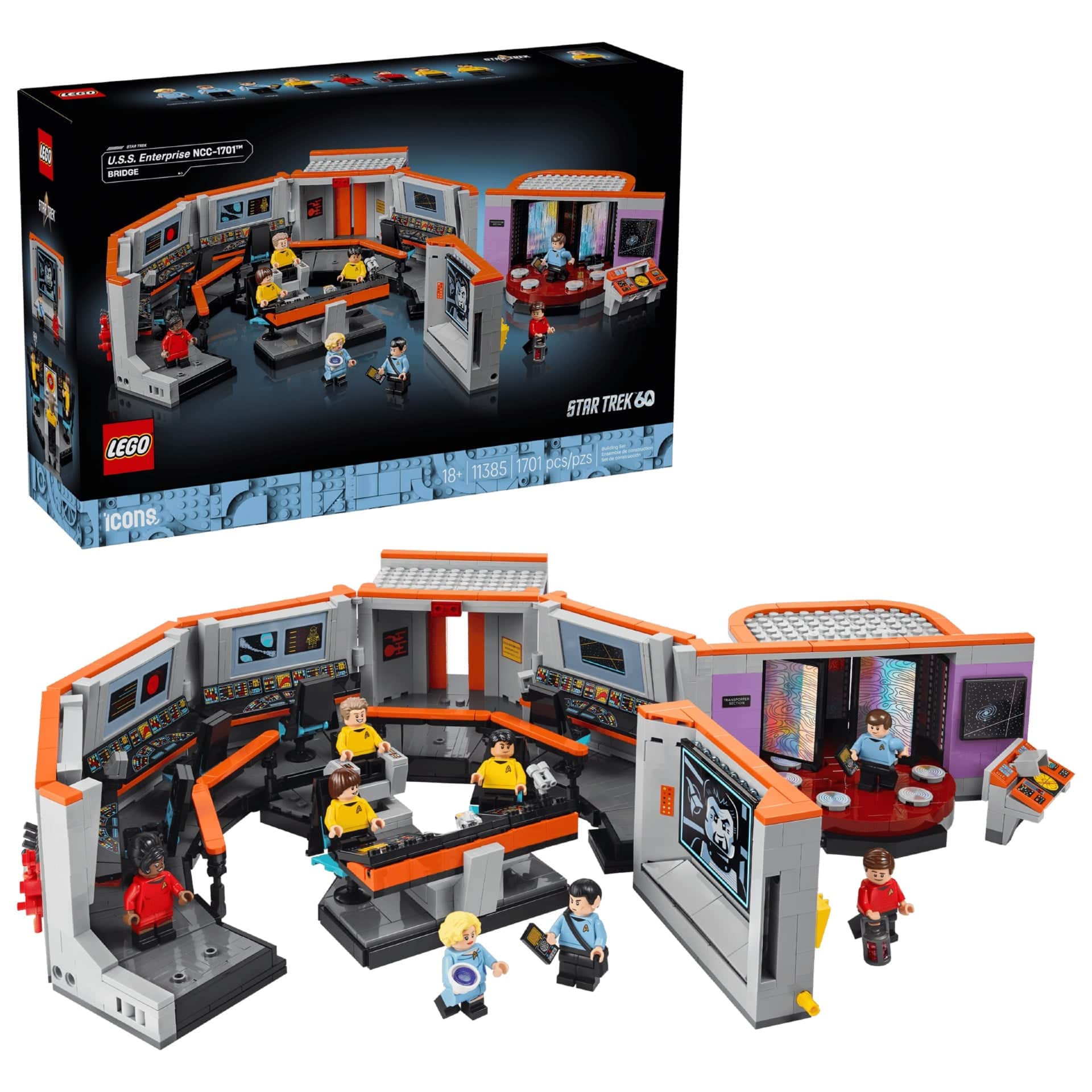 Star Trek LEGO set with box