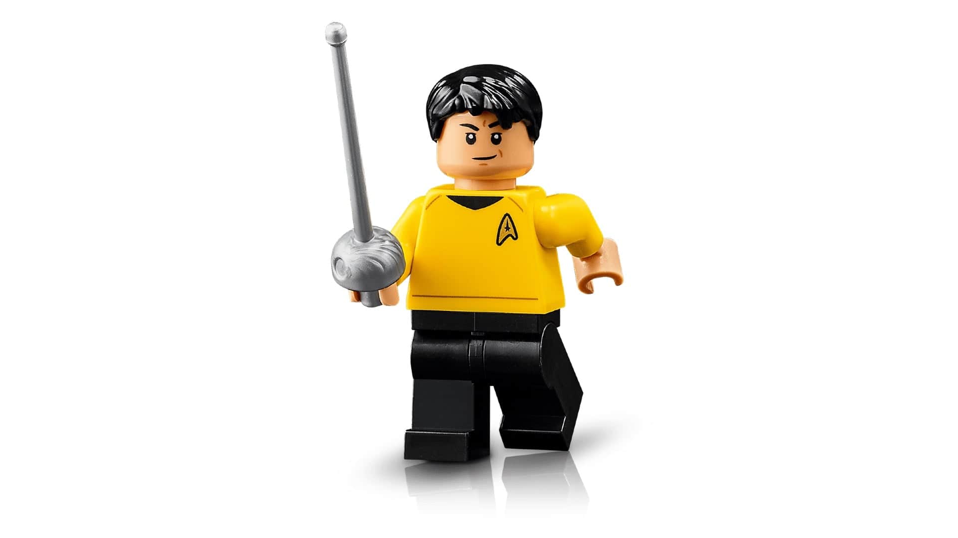 Spock with Vulcan lirpa LEGO accessory