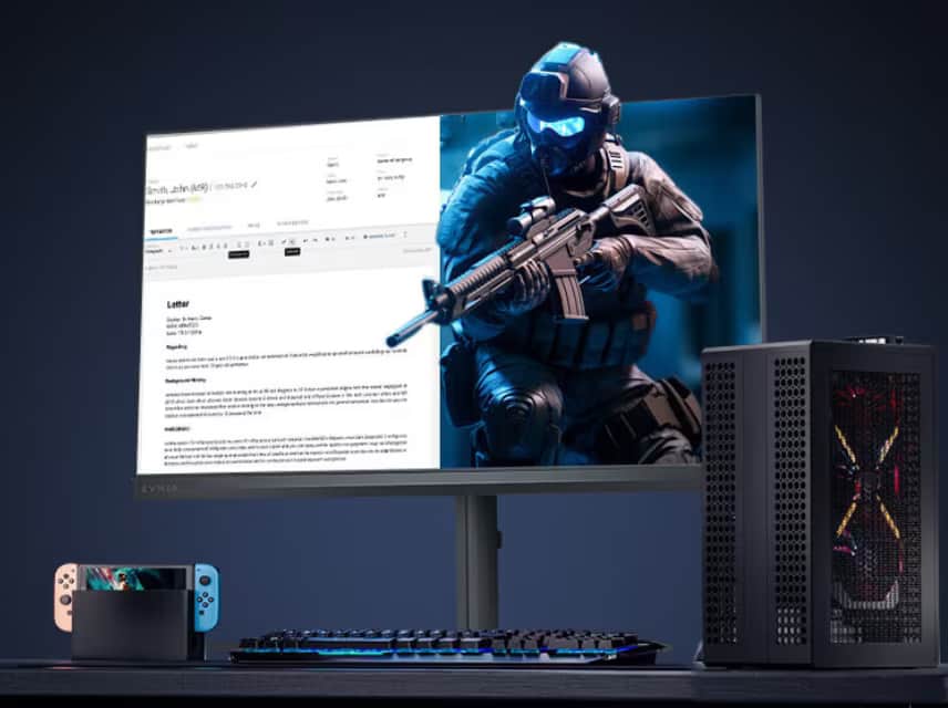 27-inch Philips gaming monitor showing a stormtrooper