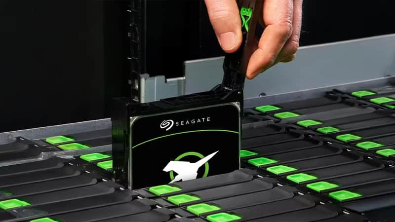 Seagate V3 hard drive during testing
