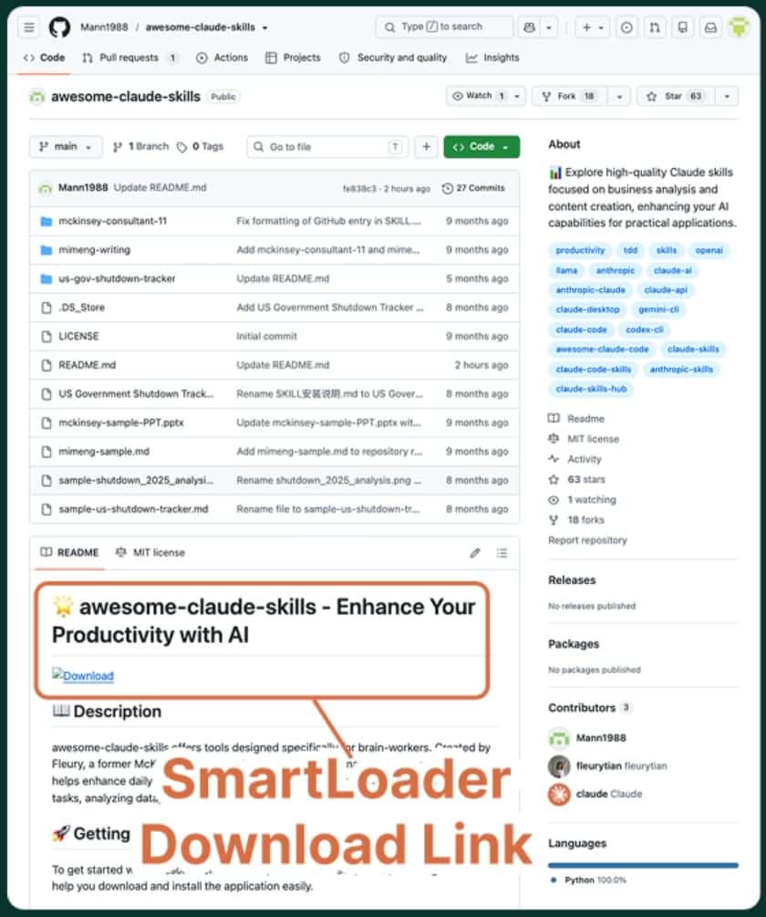 Malicious GitHub repository