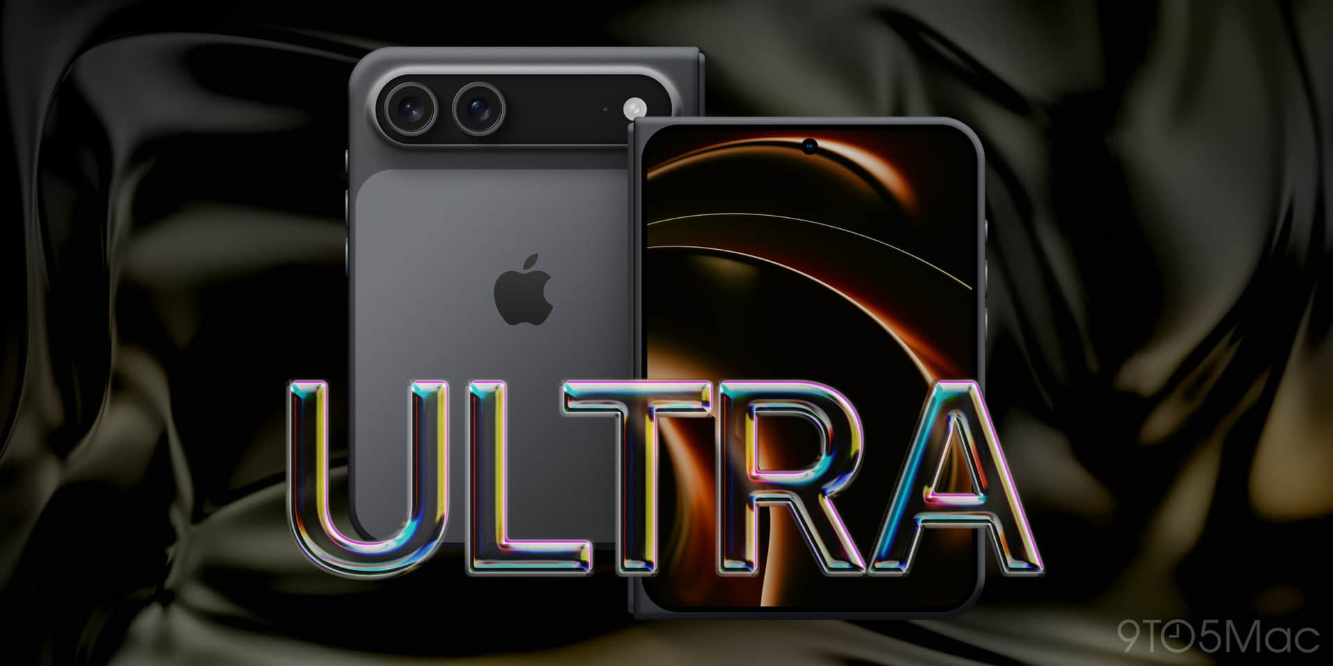 TrendForce dice que un adhesivo de alta tecnología podría ser clave para un pliegue invisible en el render del iPhone Ultra mostrado