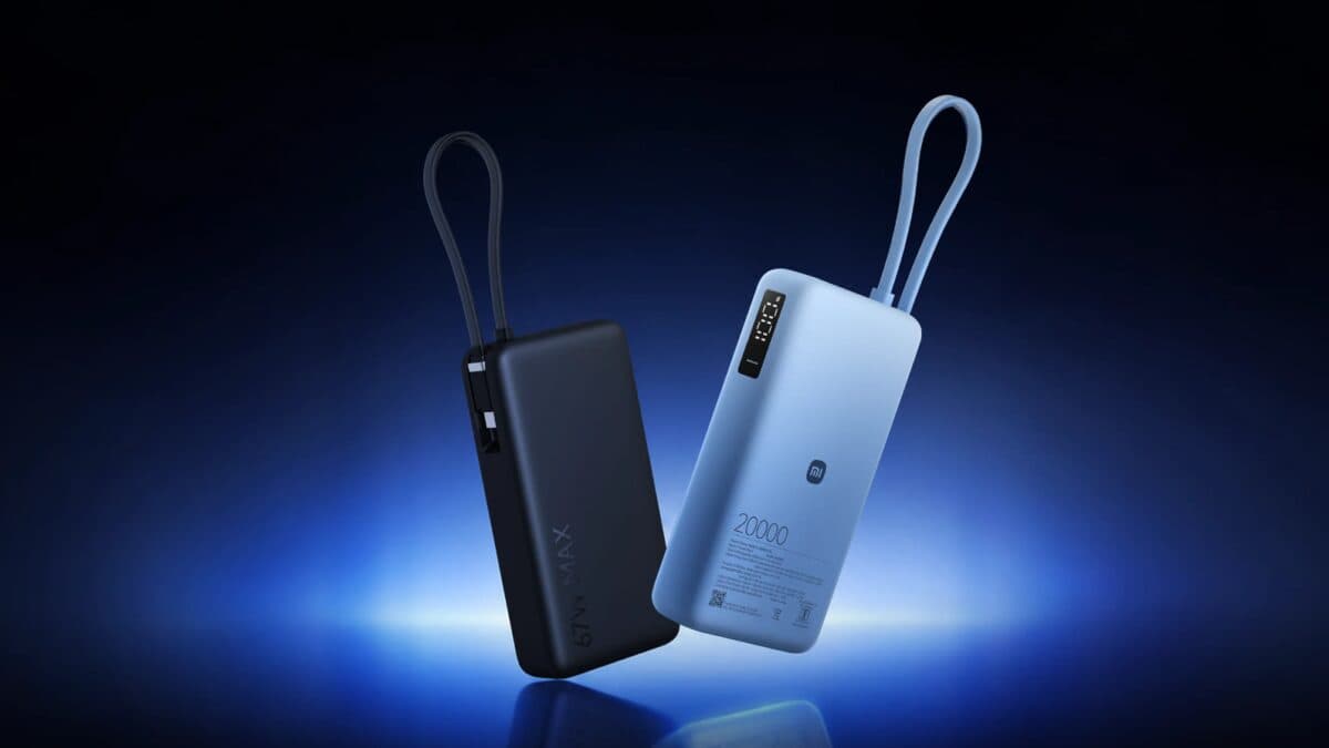 Xiaomi lanza un power bank de 20,000 mAh con cable USB-C y carga de 67W para India