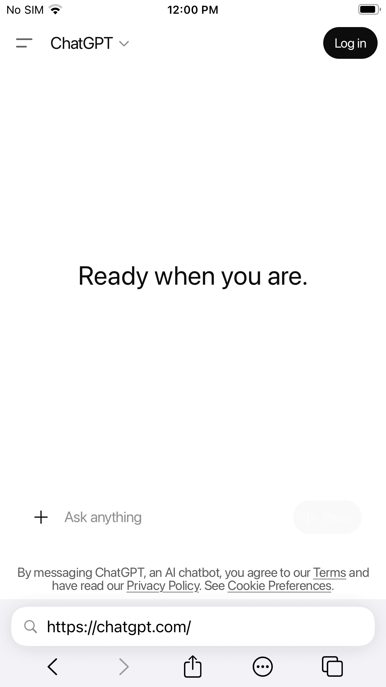 Safari and Reynard on iOS 15