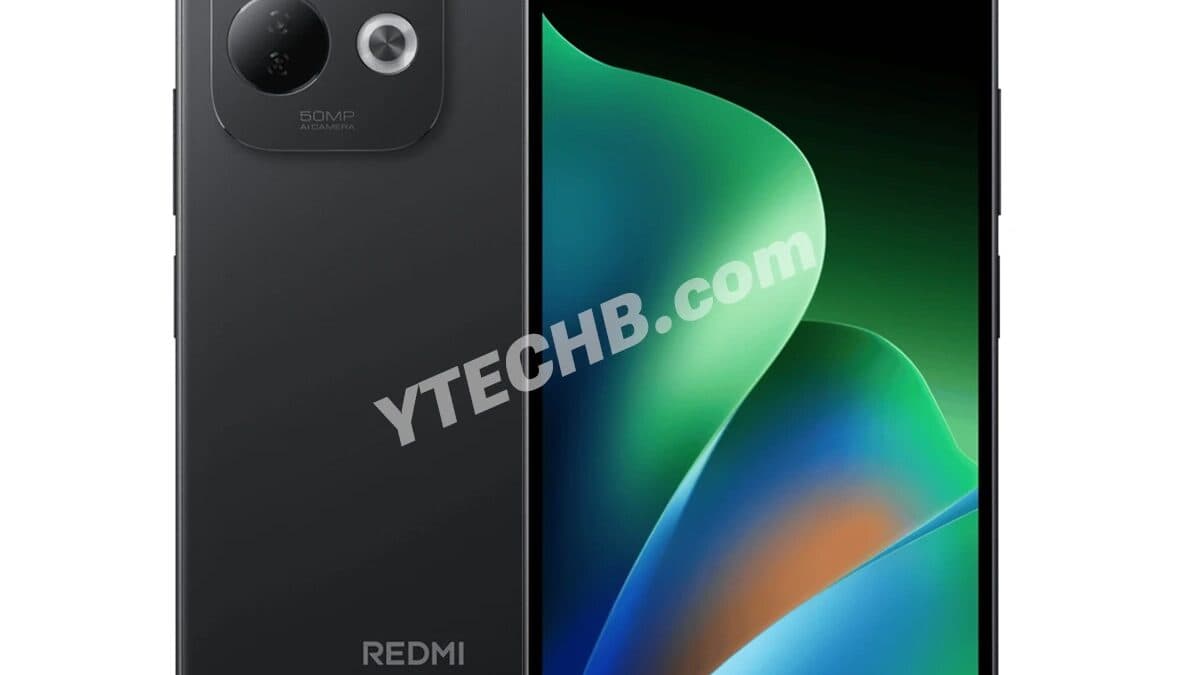 Render of the REDMI 17 4G smartphone with three cameras