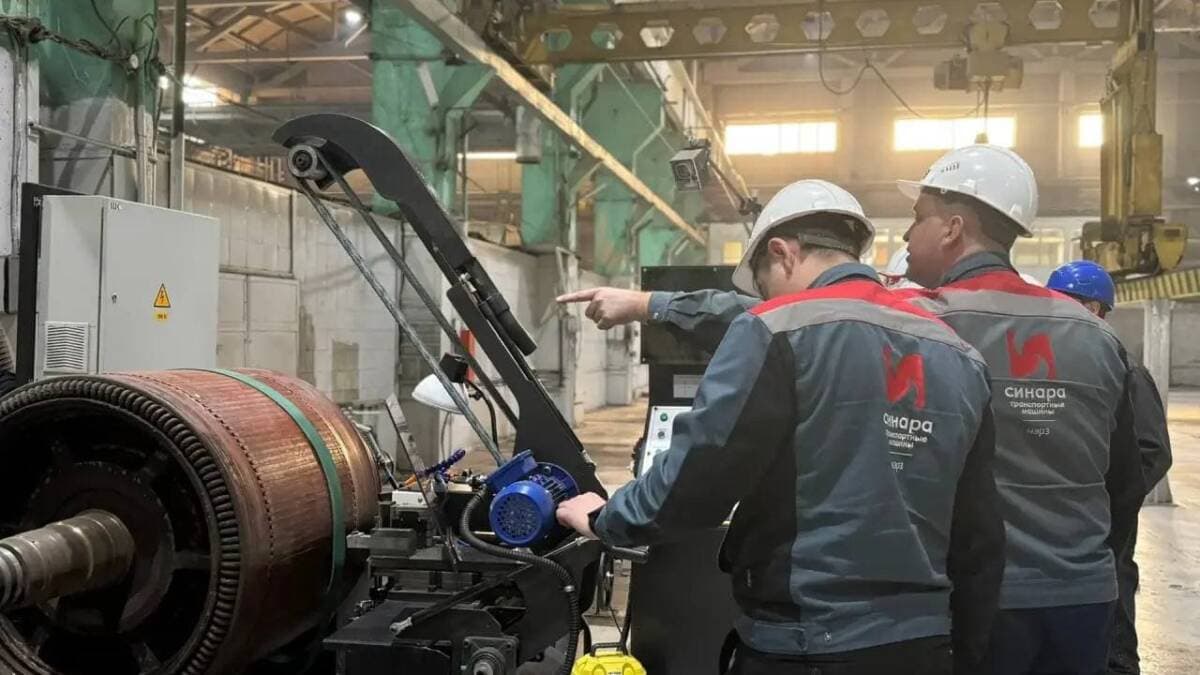 La planta de Novosibirsk lanza una máquina de visión artificial para piezas de motores de tracción 2ES6