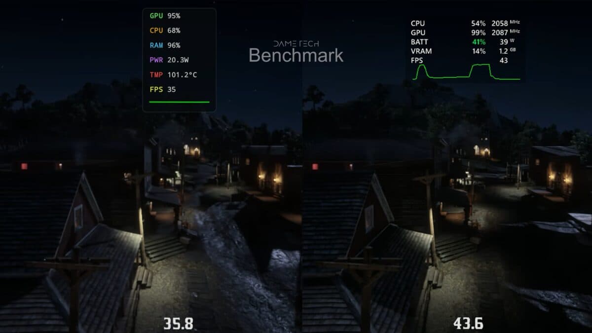 Test scene in GTA 5 on RedMagic Astra 2