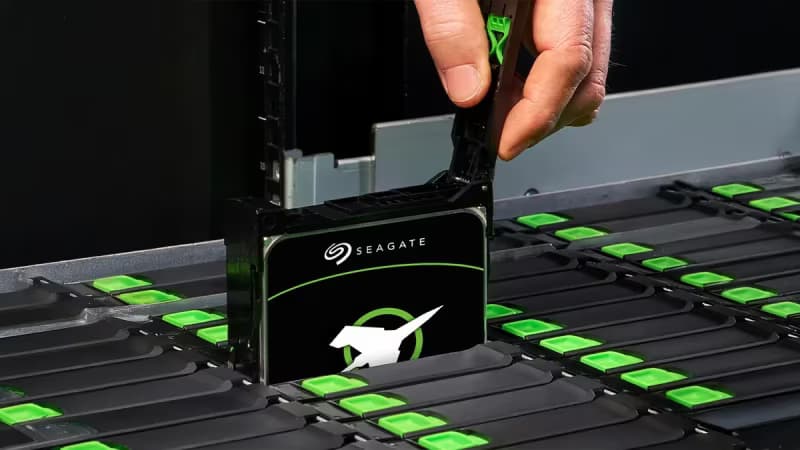 Seagate V3 hard drive during testing