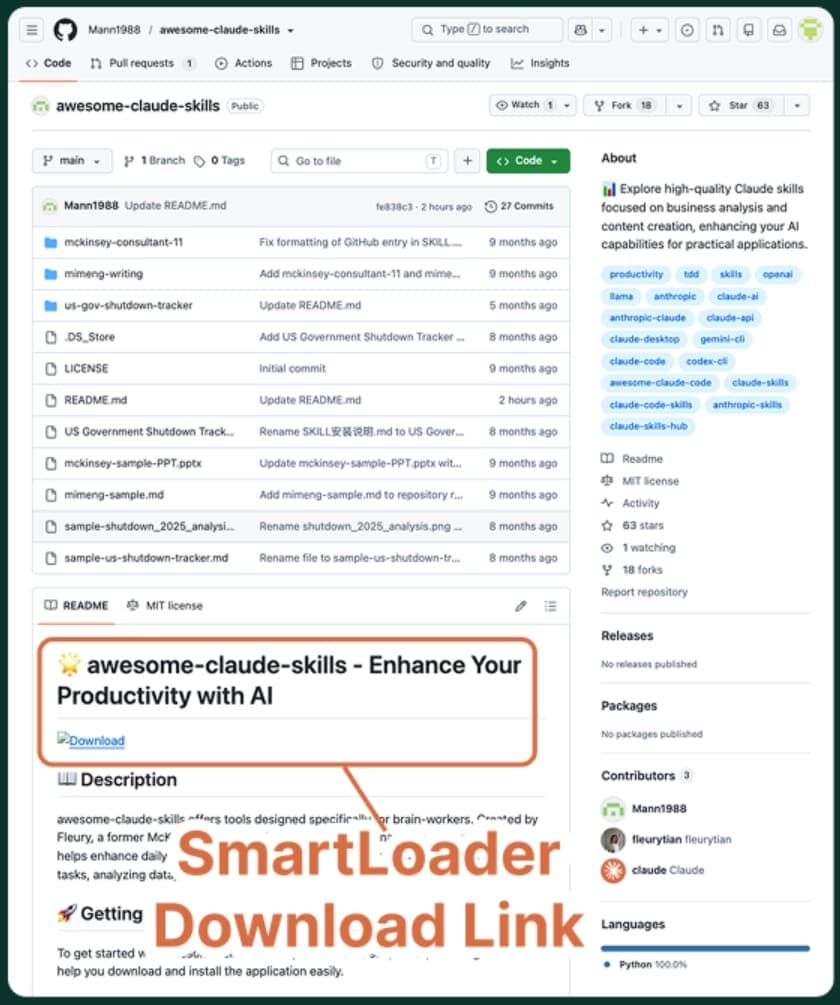 Malicious GitHub repository