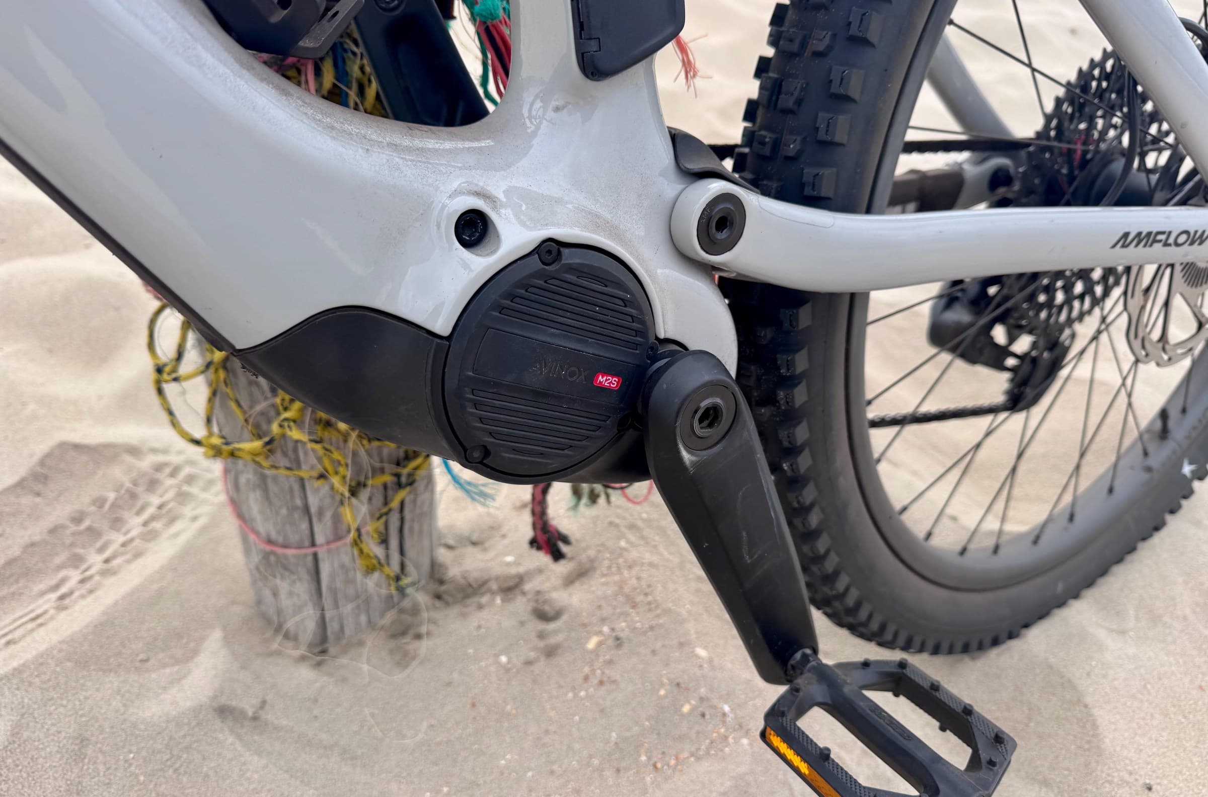The powerful yet remarkably small and lightweight Avinox M2S mid-drive motor.