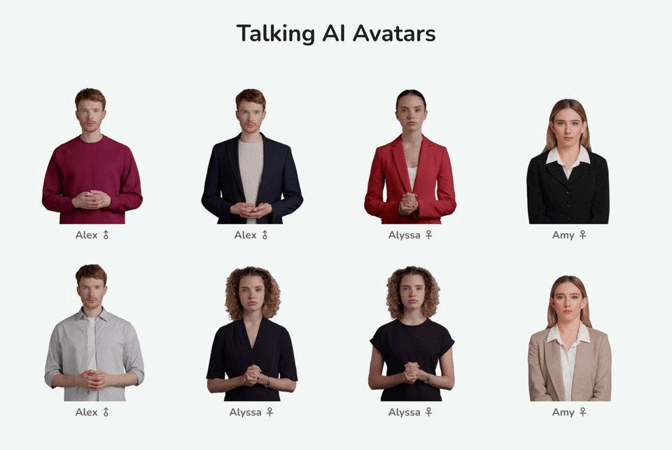 Fliki AI avatars