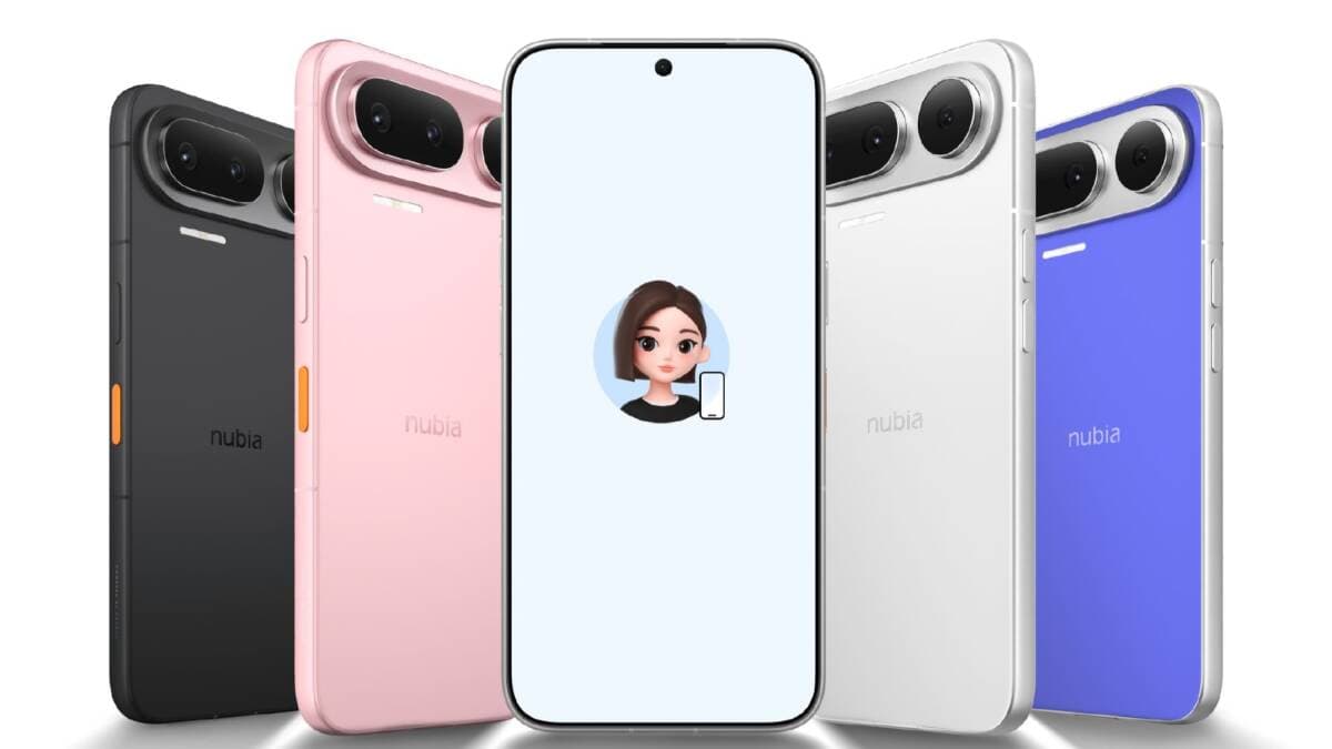 Nubia smartphones with triple cameras in four colors