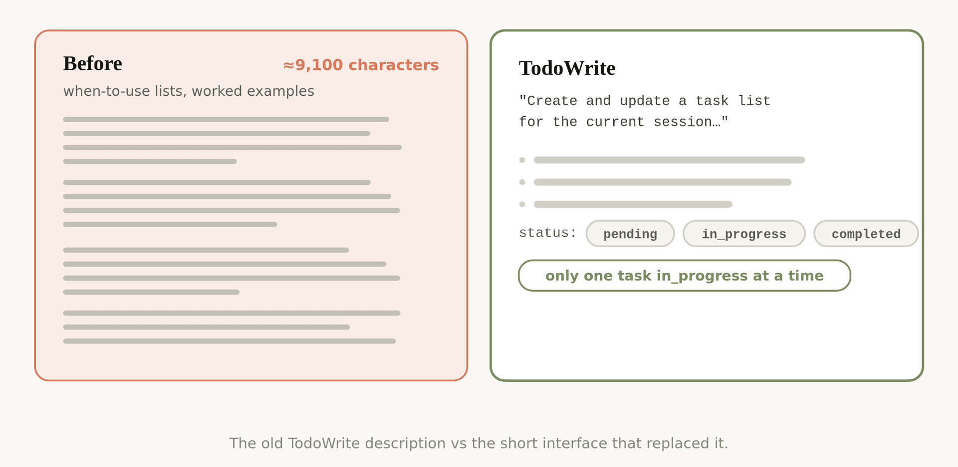 Tool design example for context engineering