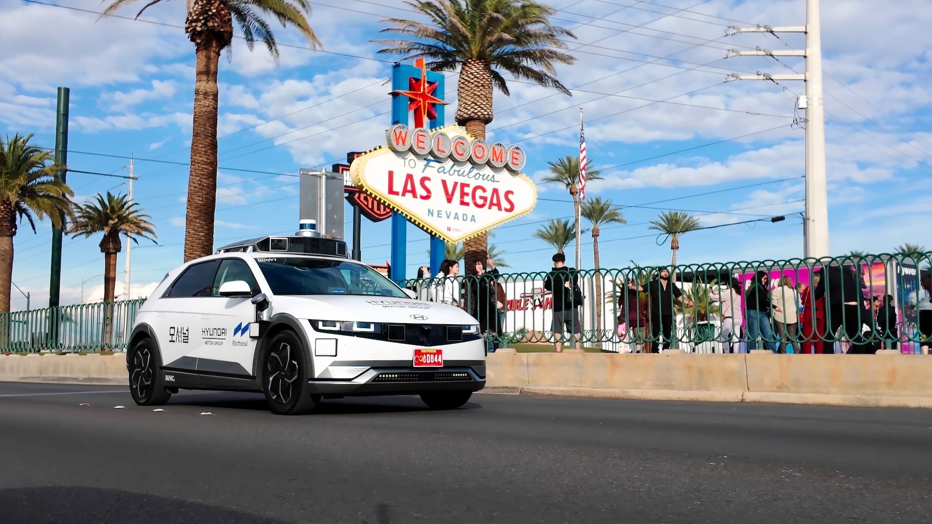 Hyundai Motional robotaxi in Las Vegas