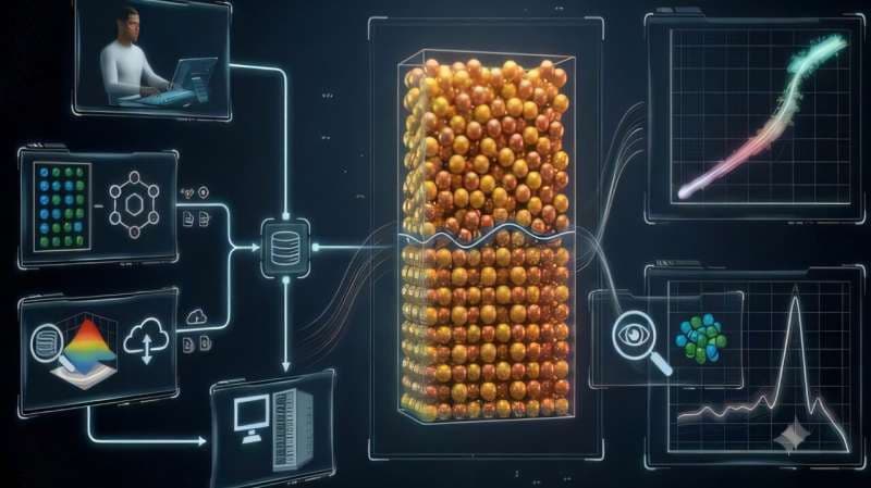Scientists deploy agents to accelerate discovery of new materials. Credit: Argonne National Laboratory