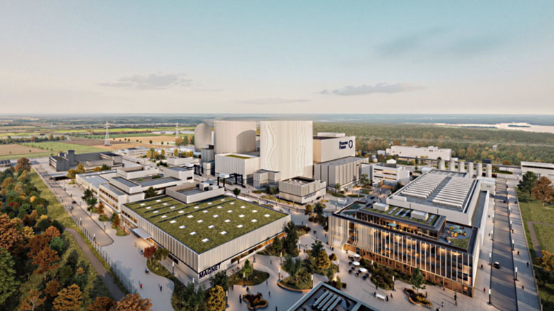 Rendering of the future fusion power plant Stellaris