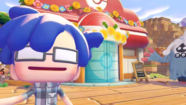 Hopip and its evolutions in Pokémon Pokopia