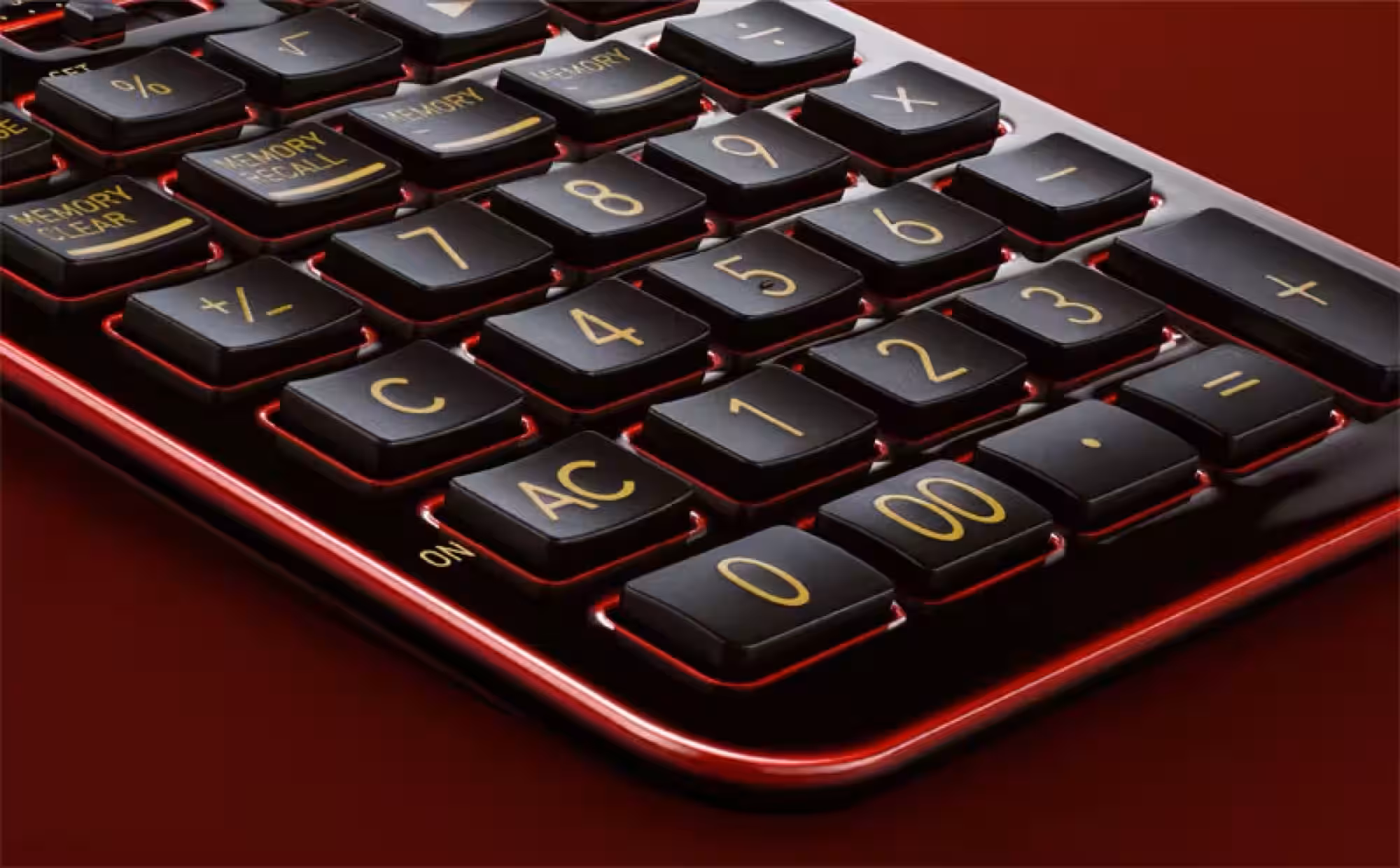 Aluminum body and gold markings on Casio The Special One