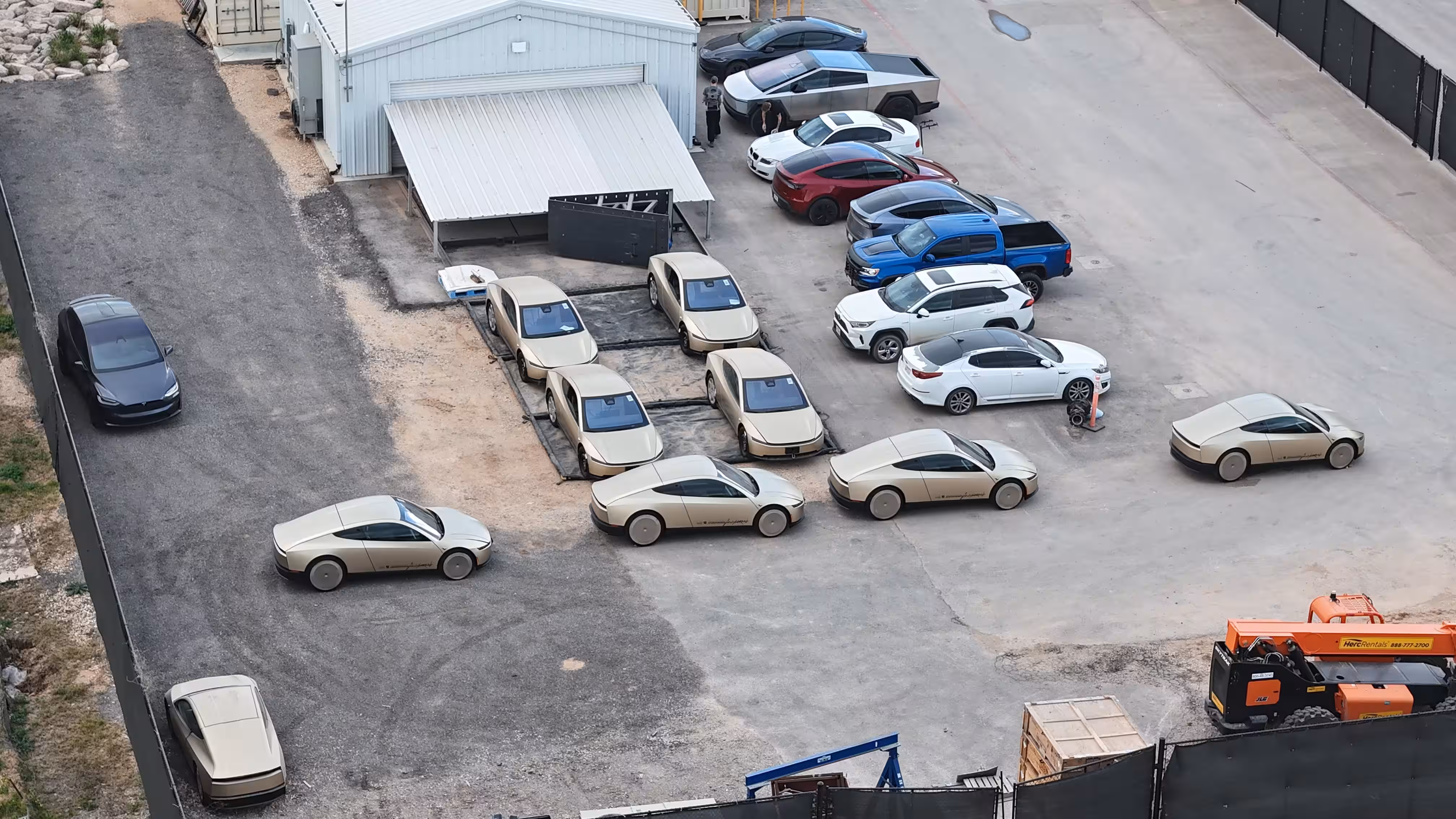 Tesla Cybercab without conventional controls