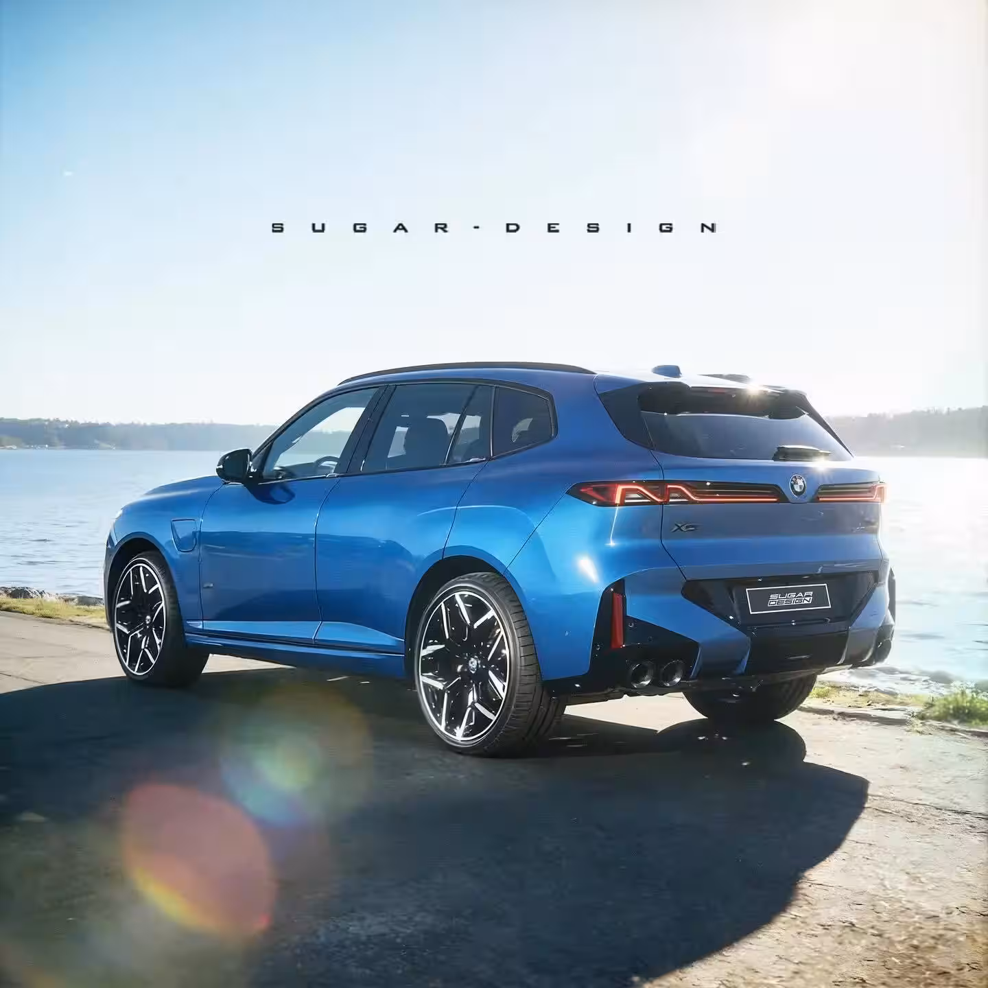 BMW X5 new generation electric variant design render