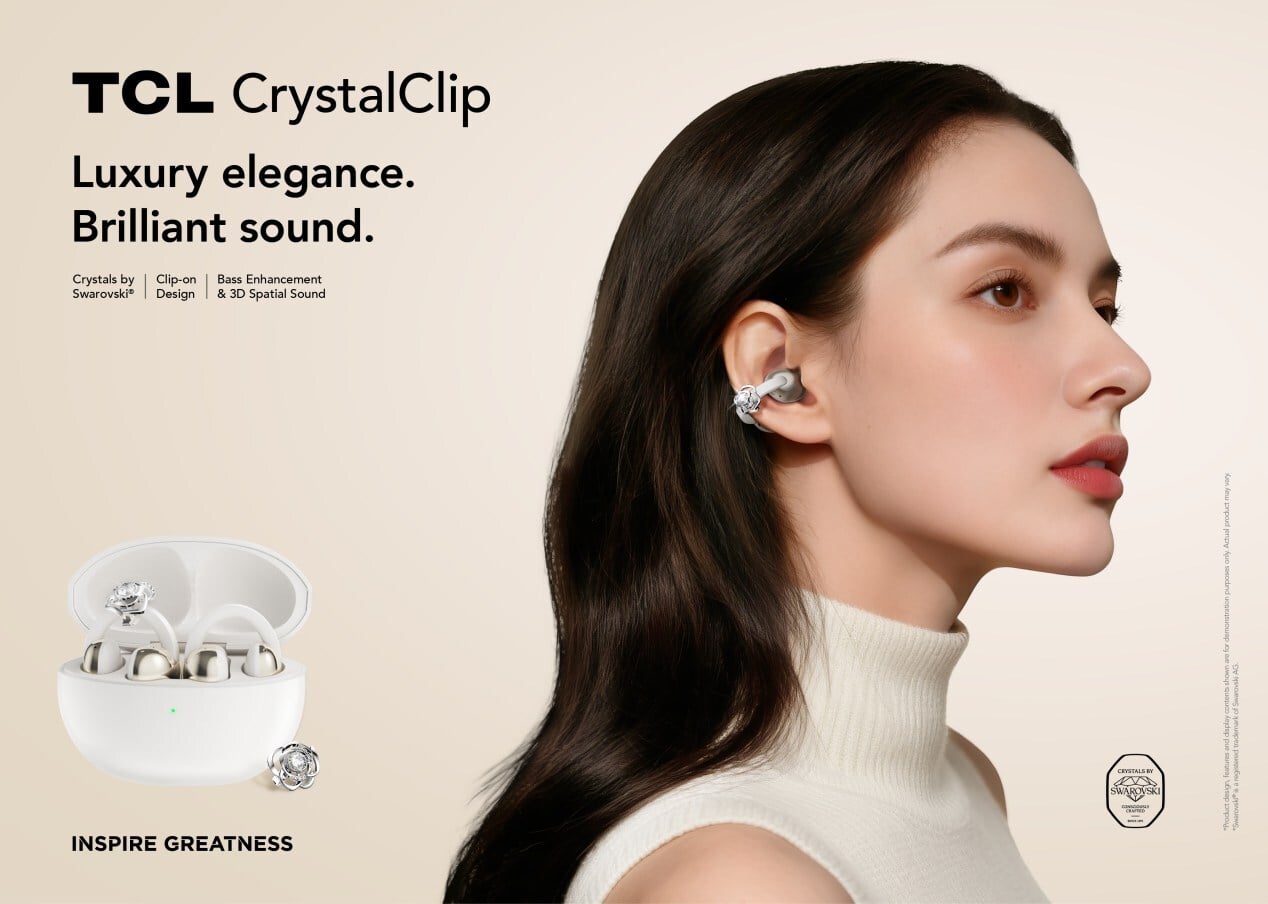 TCL CrystalClip Swarovski edition