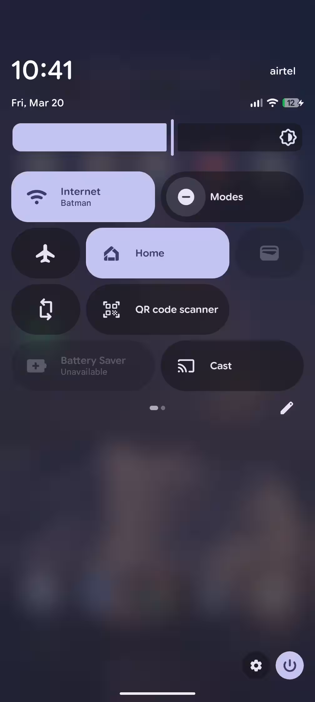 Internet toggle in Android 17 Beta 2