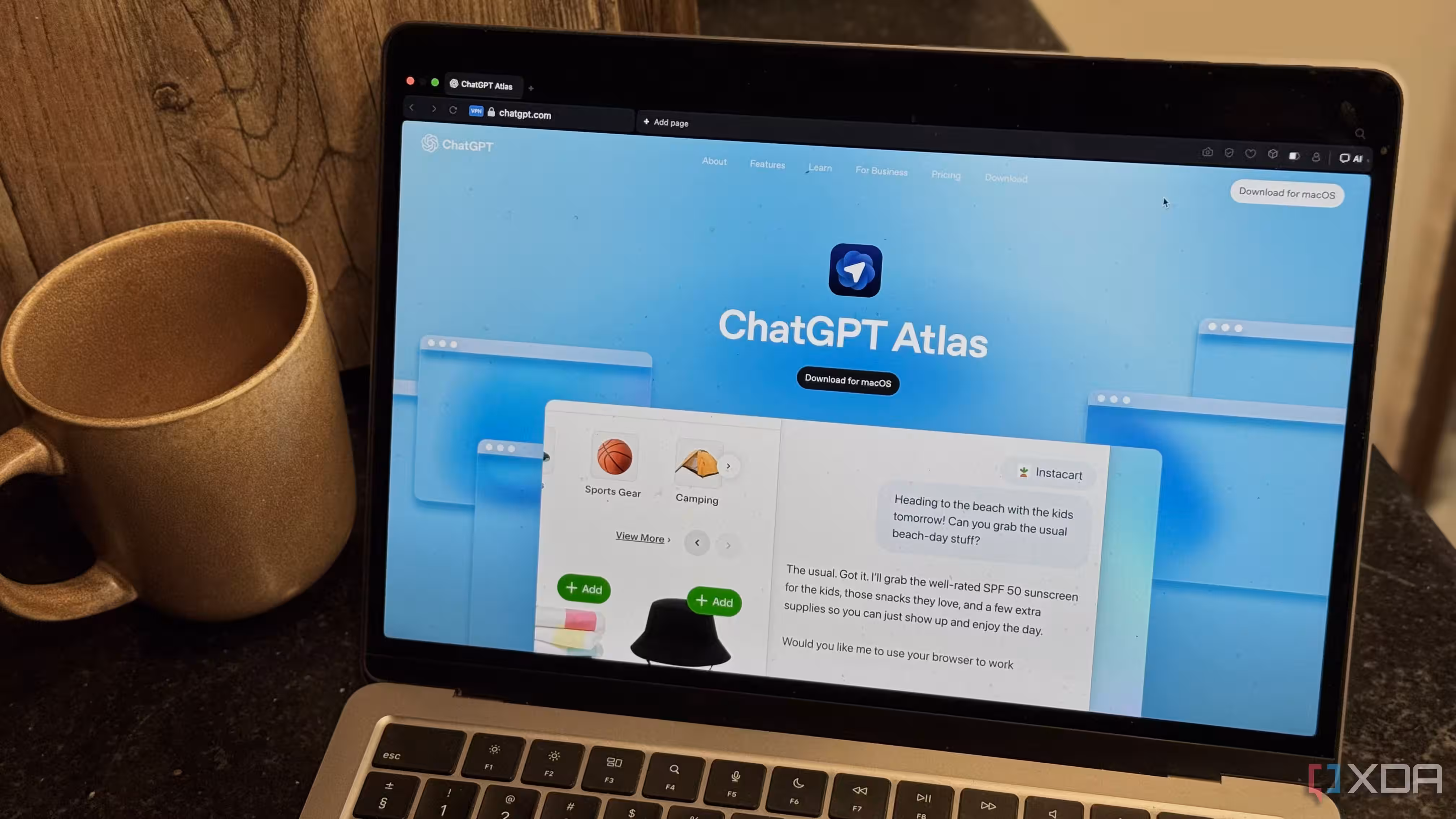 ChatGPT Atlas on macOS