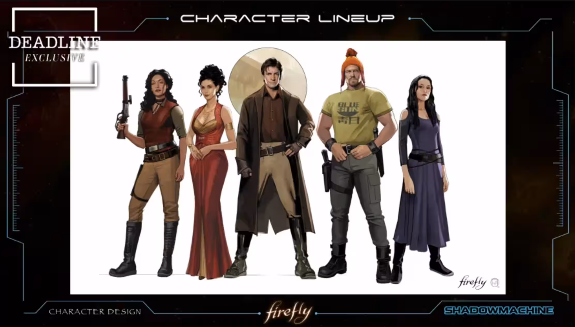 Concept art from Firefly animated series