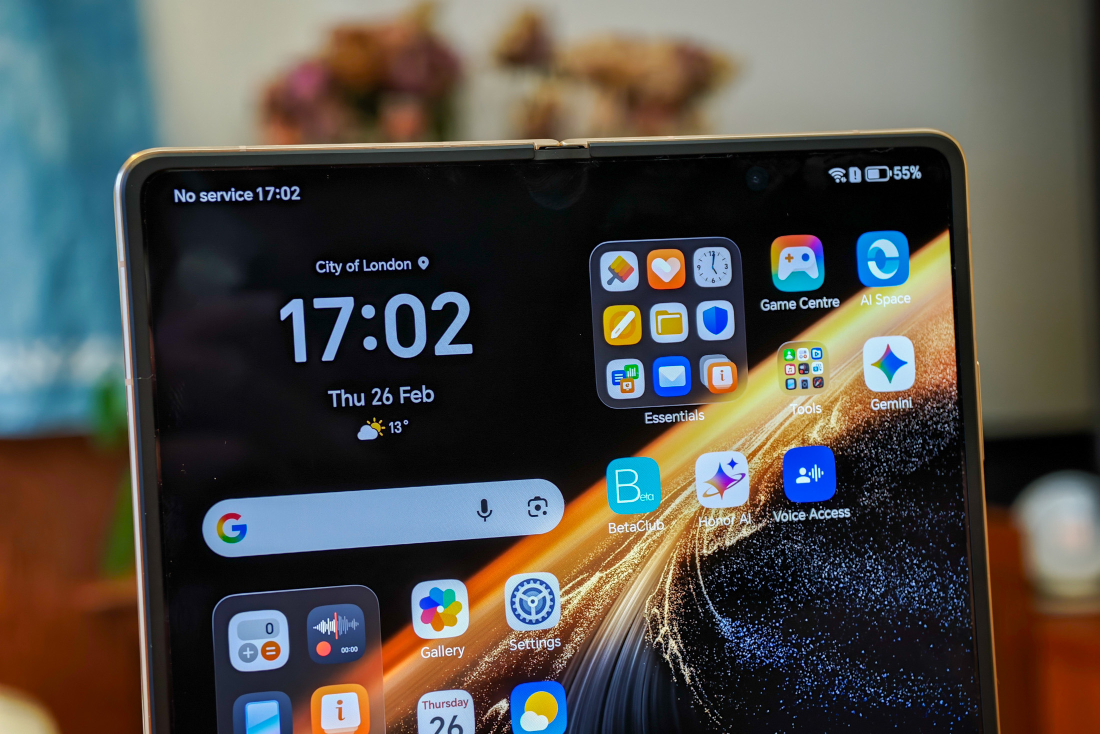 The Honor Magic V6 folding phone