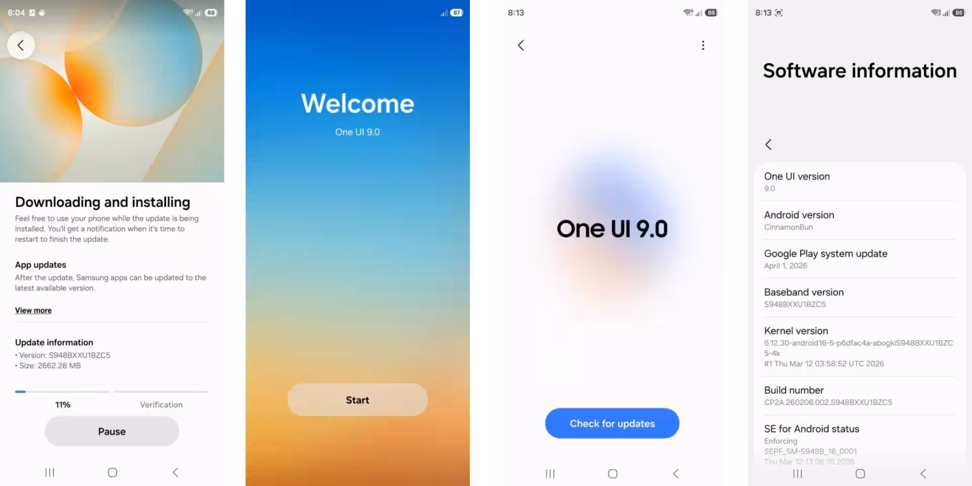SamMobile shares early screenshots of One UI 9. | Image by SamMobile