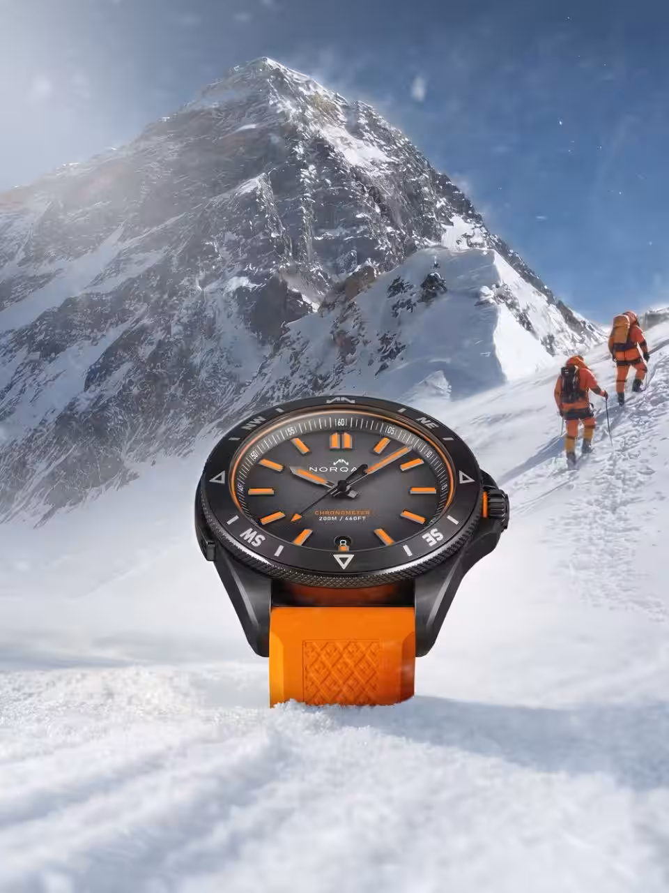 Norqain Adventure NEVEREST case back