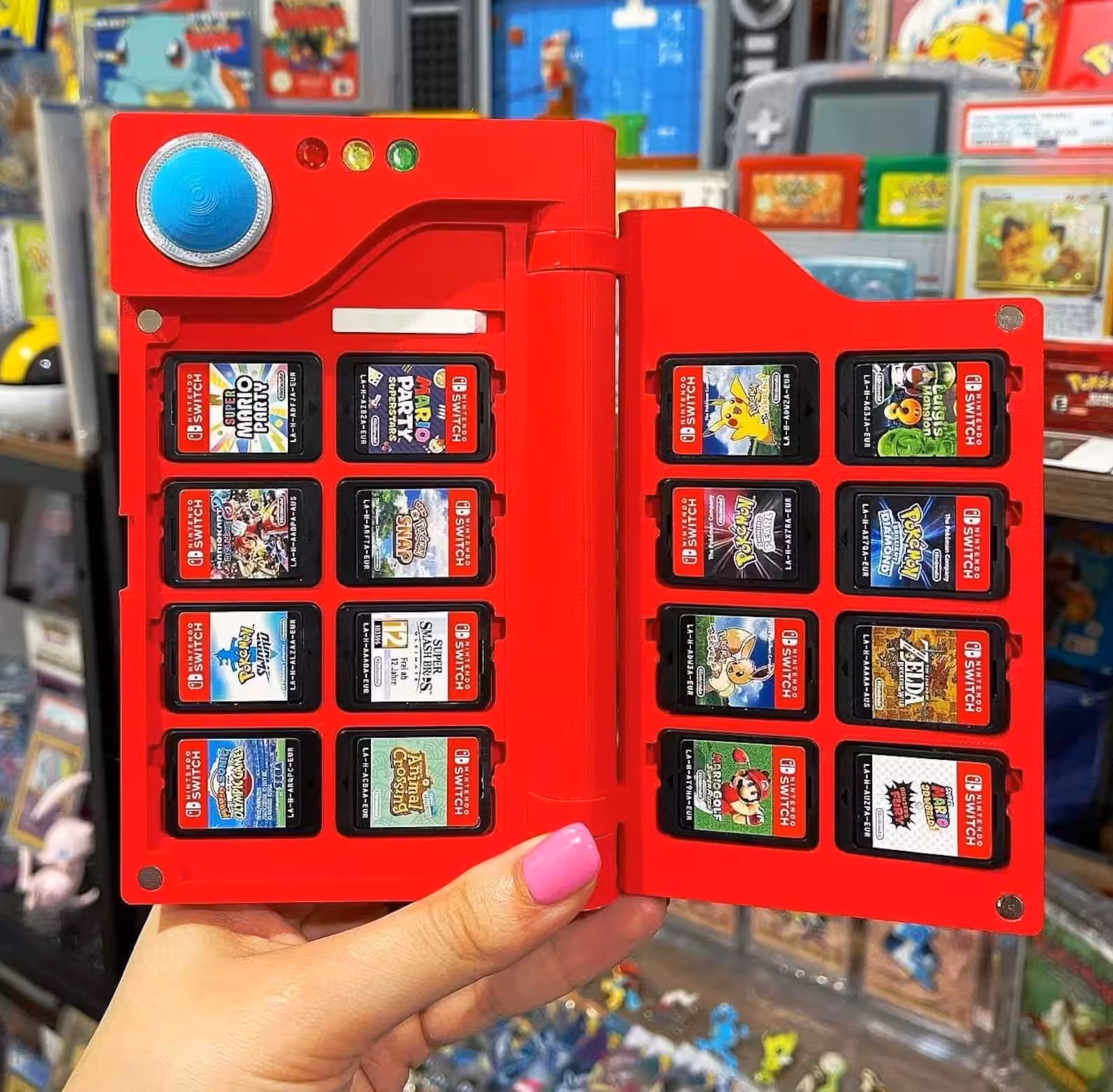 3D printed Pokédex game case