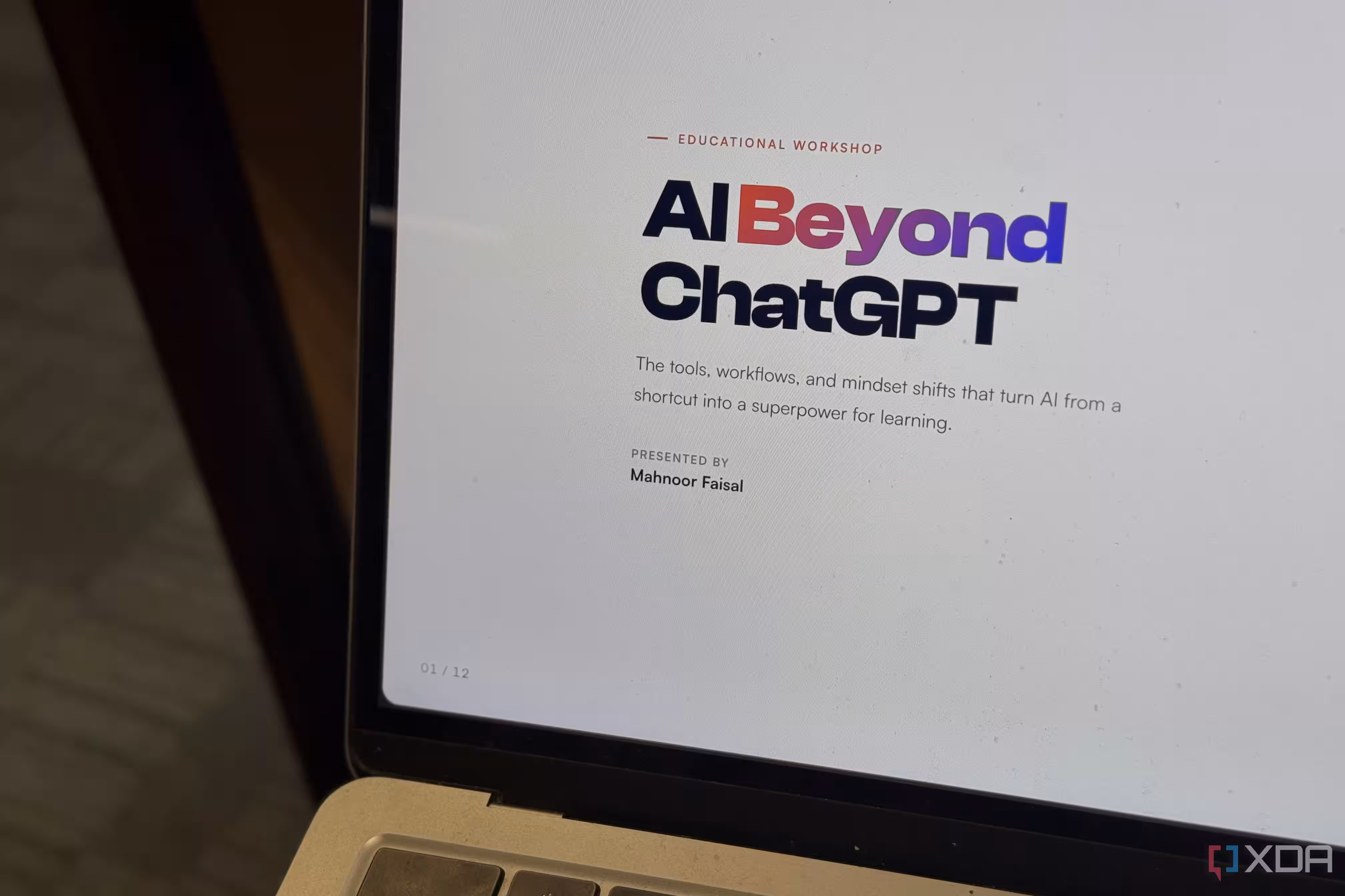 Presentation created using Claude skill on Mac