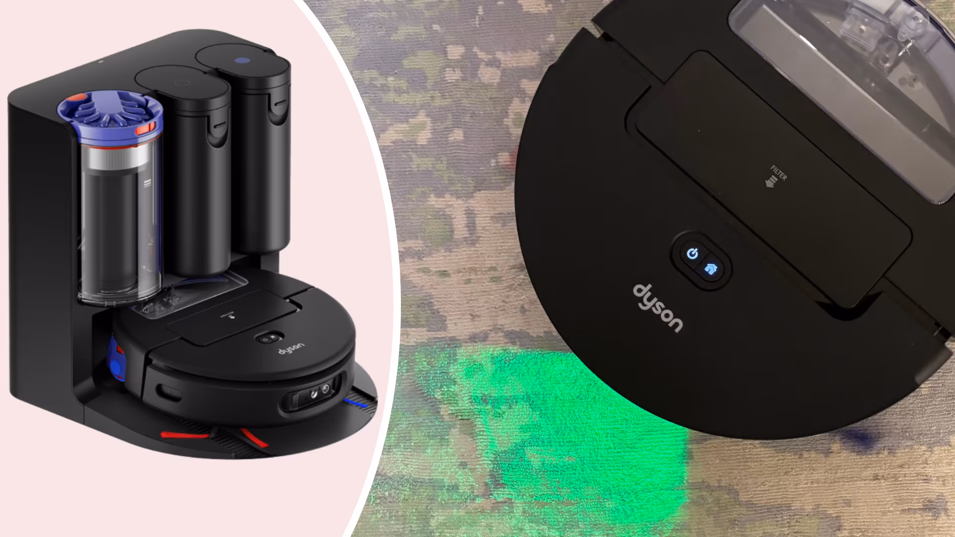 Dyson 360 Heurē robot vacuum combining vacuum and wash