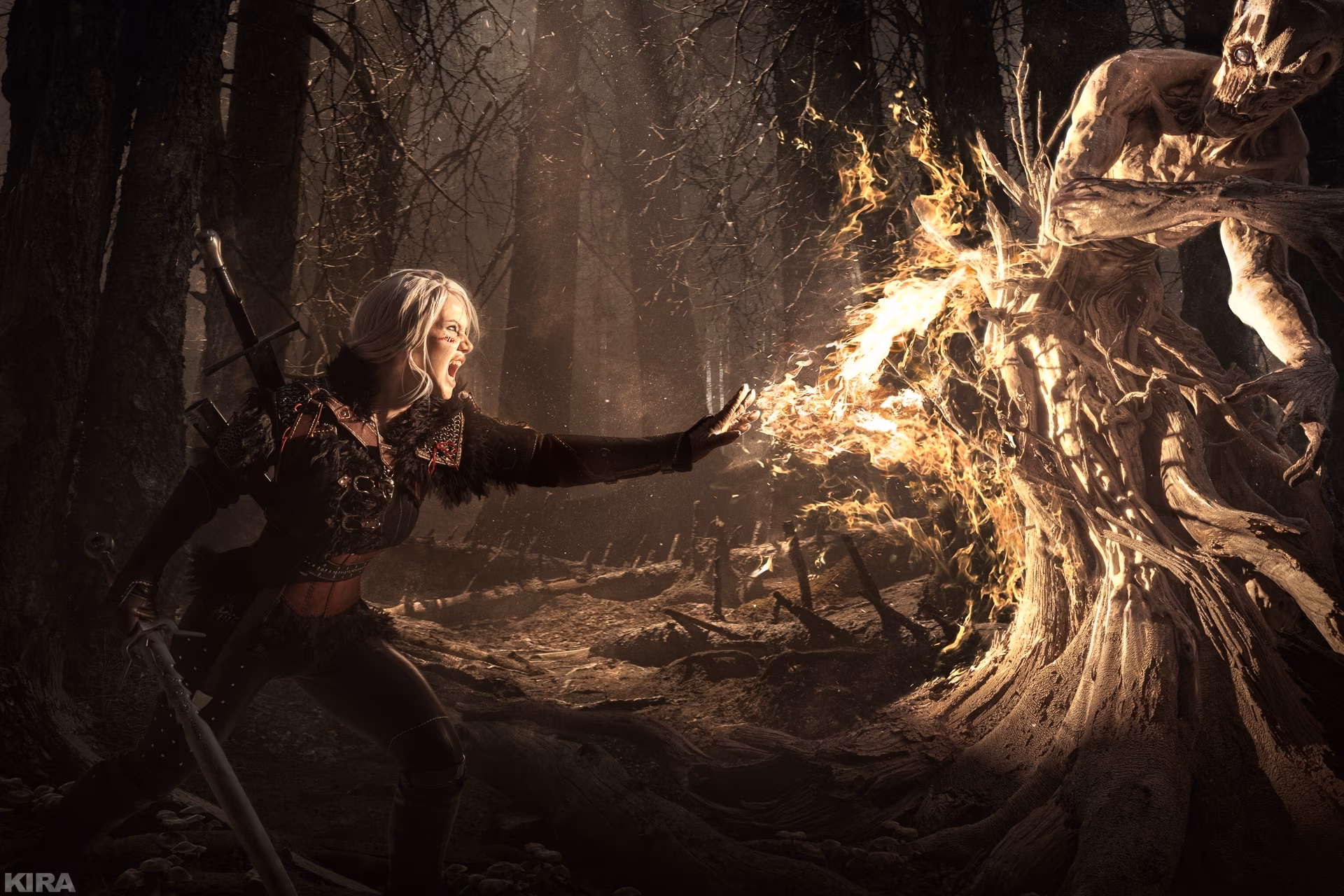 Witcher 4 inspired cosplay by Lada Lumos