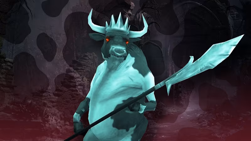 Horned devil with spear in Diablo IV