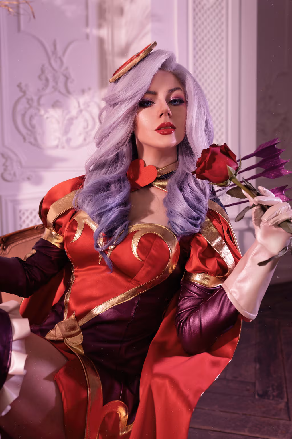 KamikoZero as Heartseeker Ashe cosplay