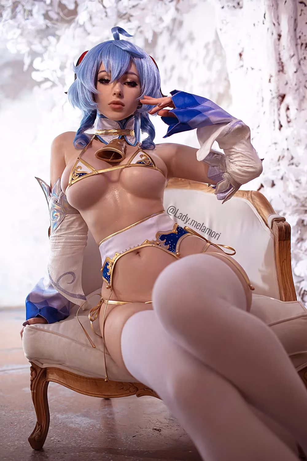 Ganyu cosplay from Genshin Impact by Lady Melamori