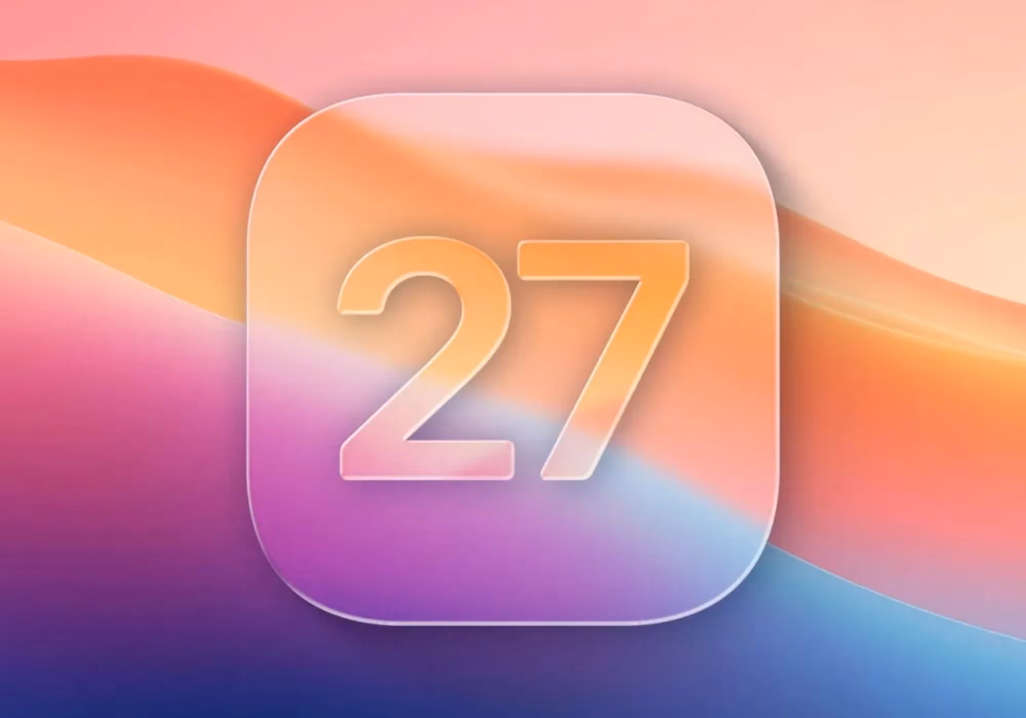 Overview of iOS 27 features on iPhone, graphics, interface
