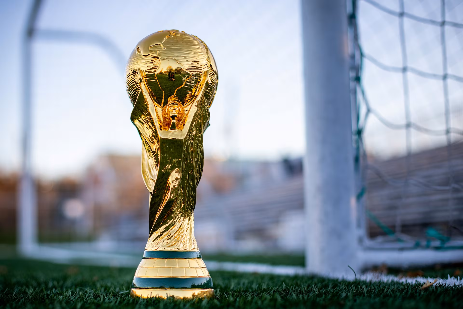 The 2026 World Cup football trophy