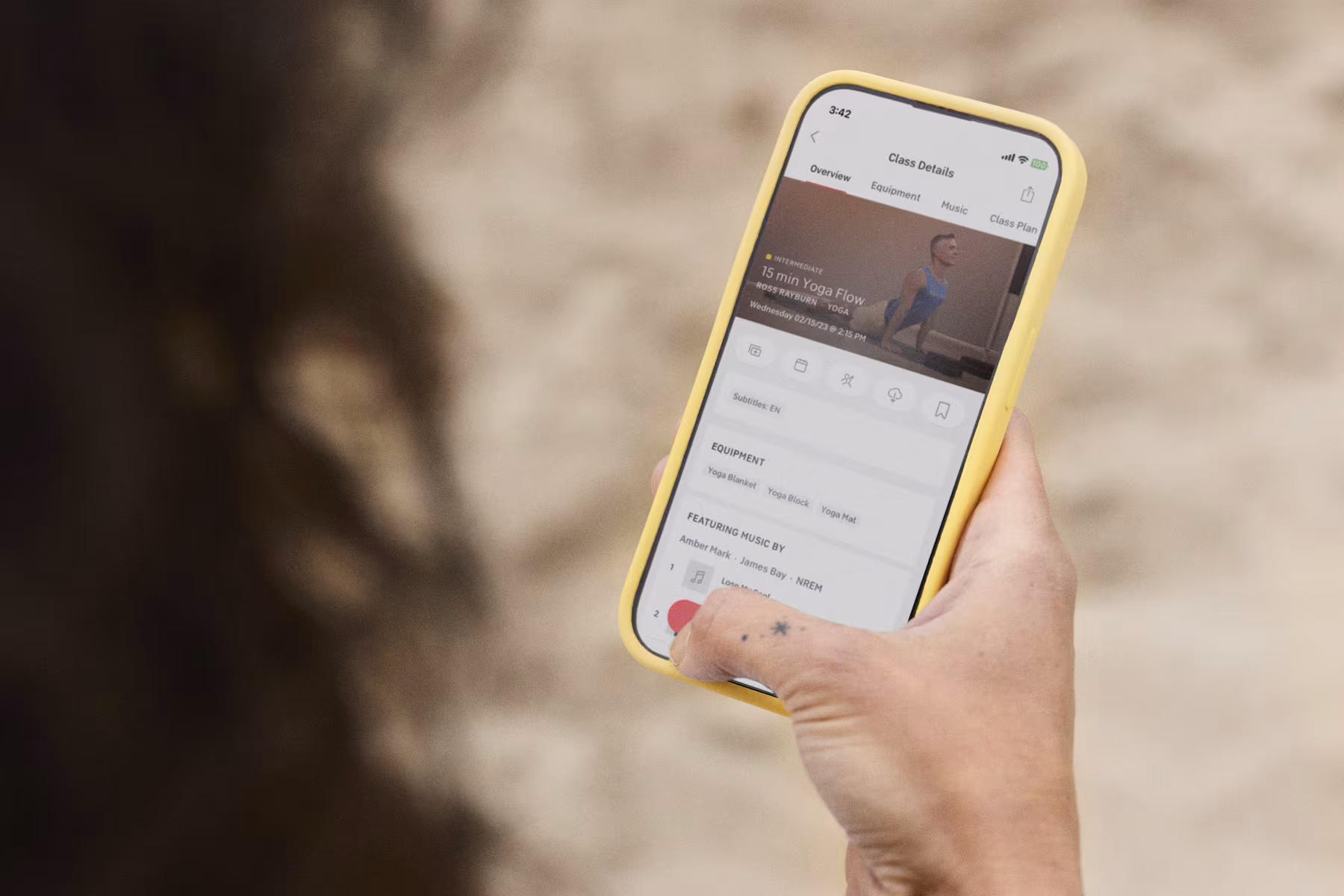 Peloton App One interface