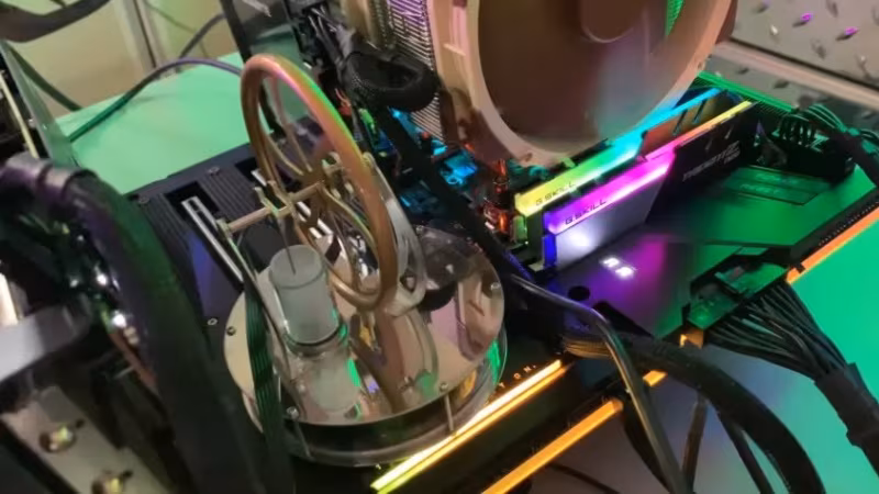 Threadripper CPU with RGB cooling