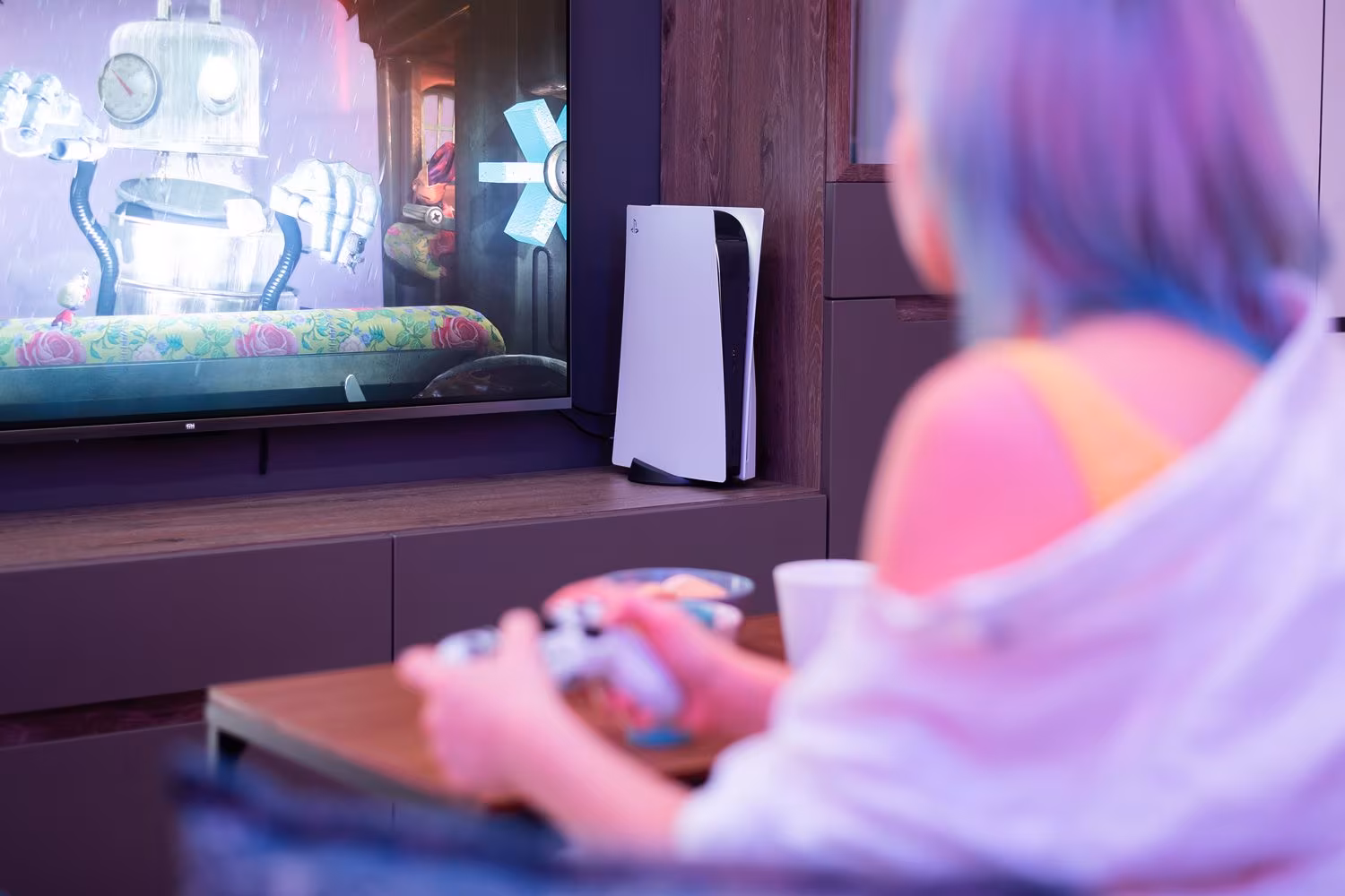 Playing PlayStation 5