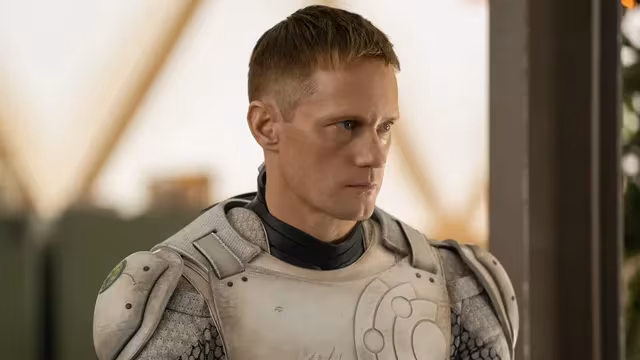 Man in space suit from Apple TV series