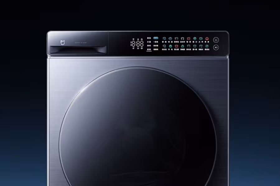 Modern Xiaomi Mijia Pro washing machine with display and control buttons